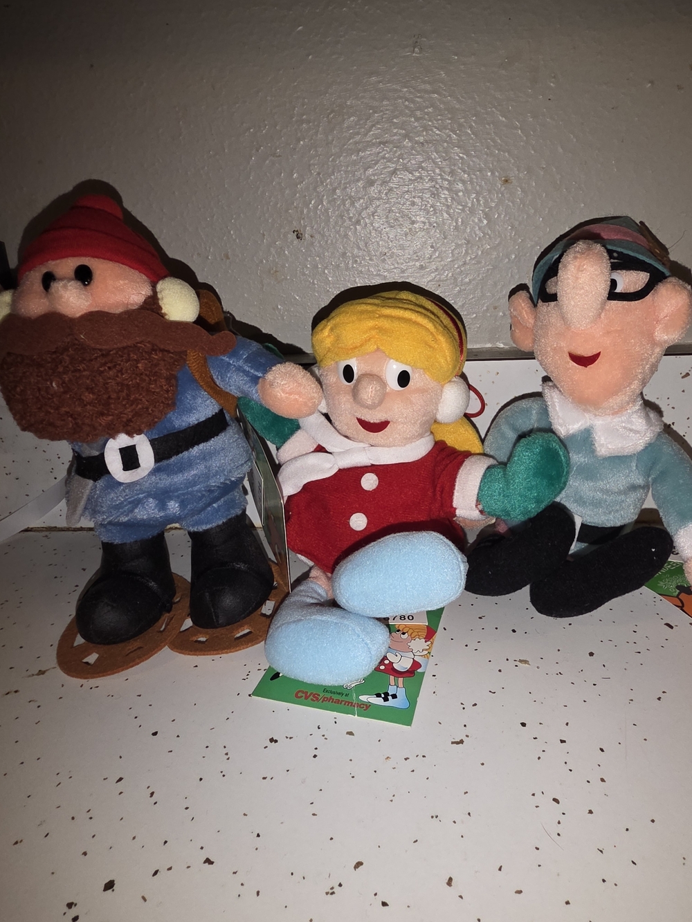 Holiday Plushes 1999 With Tags Yukon Cornelius Karen And Tall Elf